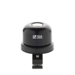 Campanello localizzatore per bici compatibile Apple e Android IPX5 color nero vista area di stampa