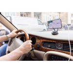 Supporto magnetico universale a 360° ideale per smartphone e vivavoce color nero vista ambiente 2