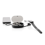 Kit ecologico di cavi di ricarica retrattili con più uscite 60W color nero terza vista