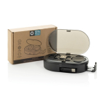 Kit ecologico di cavi di ricarica retrattili con più uscite 60W color nero vista con scatola