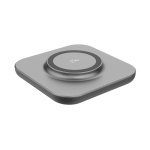 Base di ricarica wireless magnetica 25W con cavo USB-C color grigio