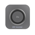 Base di ricarica wireless magnetica 25W con cavo USB-C color grigio vista con logo