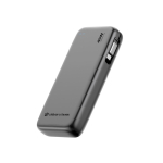 Power bank ecologico con cavo retrattile 45W 20.000 mAh color nero quarta vista