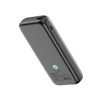 Power bank ecologico con cavo retrattile 45W 20.000 mAh color nero ottava vista
