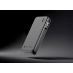 Power bank ecologico con cavo retrattile 45W 20.000 mAh color nero vista ambiente
