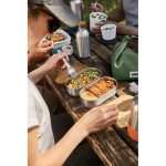 Set di lunch box ermetiche con coperchio-tagliere Black & Blum 1L color grigio vista ambiente 4