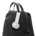 Ventilatore portatile ecologico con batteria ricaricabile 2W 1.200 mAh color bianco terza vista