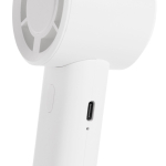 Ventilatore portatile ecologico con batteria ricaricabile 2W 1.200 mAh color bianco quinta vista