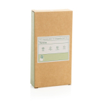 Ventilatore da scrivania ricaricabile con 3 velocità 5W 1.200 mAh color nero seconda vista con scatola