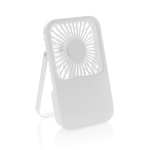 Ventilatore da scrivania ricaricabile con 3 velocità 5W 1.200 mAh color bianco