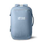 Zaino urbano sottile per laptop e capacità 15 L Bobby Air 16” color blu vista area di stampa