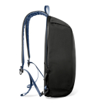 Zaino convertibile antifurto con zip, capacità 22 L, 16” color blu mare quarta vista