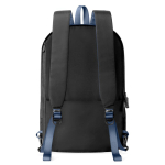 Zaino convertibile antifurto con zip, capacità 22 L, 16” color blu mare sesta vista