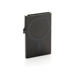 Portacarte magnetico in alluminio per smartphone con blocco RFID color nero