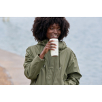 Bicchiere termico in plastica riciclata con coperchio 360° Topl 350 ml color bianco vista ambiente