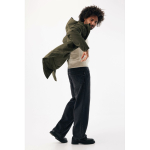 Giacca impermeabile trapuntata unisex modern fit 95 g/m² Iqoniq Thelon color cachi terza vista con modello