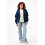 Giacca urbana unisex medium fit con zip e fodera 95 g/m² Iqoniq Odin color blu mare