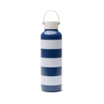Borraccia termica antigoccia con design da spiaggia e manico 600ml color blu mare