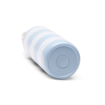 Borraccia termica antigoccia con design da spiaggia e manico 600ml color azzurro quarta vista