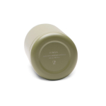 Borraccia termica in acciaio inox riciclato con corda 400 ml color verde quinta vista