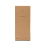 Borraccia termica in acciaio inox riciclato con corda 400 ml color verde vista con scatola