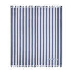 Telo hammam familiare in cotone riciclato 200 g/m² 180×180 cm color blu vista con logo