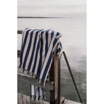 Telo hammam familiare in cotone riciclato 200 g/m² 180×180 cm color blu vista ambiente