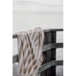 Telo hammam familiare in cotone riciclato 200 g/m² 180×180 cm color beige vista ambiente