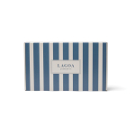 Set da pickleball con racchette in legno e pallina per giocare color blu mare vista con scatola