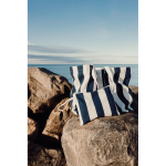 Borsa organizer in cotone riciclato con zip e manico 390 g/m² color blu mare vista ambiente 3