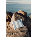 Borsa organizer in cotone riciclato con zip e manico 390 g/m² color azzurro vista ambiente