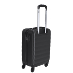 Trolley a 4 ruote con chiusura a combinazione e scocca in plastica terza vista