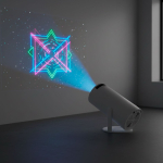 Proiettore con connettività Bluetooth e WiFi, 3W quinta vista