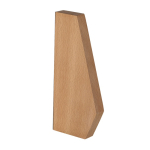 Targa trofeo con base in legno e frontale in alluminio riciclato seconda vista