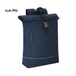 Zaino roll-top con striscia riflettente e chiusura sicura 15”