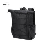 Zaino roll-top in RPET con doppia chiusura e tasca per laptop da 15”