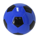 Pallone da calcio in pelle sintetica bicolore con pentagoni, misura 5 color blu prima vista