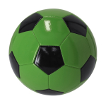 Pallone da calcio in pelle sintetica bicolore con pentagoni, misura 5 color verde prima vista