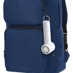 Ventilatore portatile con moschettone, supporto e 3 velocità terza vista