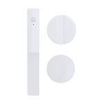 Luce portatile di emergenza con base magnetica e sensore di movimento color bianco prima vista