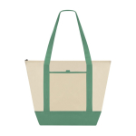 Borsa termica con interno in alluminio e manici rinforzati da 60 cm color verde prima vista