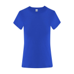 T-shirt da donna in cotone a manica corta 150 g/m² color blu prima vista