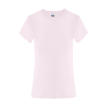 T-shirt da donna in cotone a manica corta 150 g/m² color rosa prima vista