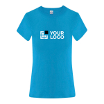 T-shirt da donna in cotone a manica corta 150 g/m² vista area di stampa