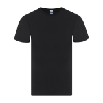 T-shirt bambino in cotone jersey liscio manica corta 150 g/m² color nero prima vista