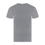 T-shirt bambino in cotone jersey liscio manica corta 150 g/m² color grigio prima vista