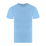 T-shirt bambino in cotone jersey liscio manica corta 150 g/m² color azzurro prima vista