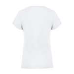 T-shirt da donna in cotone a manica corta con collo rotondo 150 g/m² terza vista