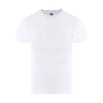 T-shirt bambino unisex in cotone manica corta 150 g/m² color bianco prima vista