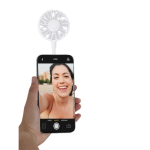 Ventilatore multiposizione 360° con magnete per fissare il cellulare settima vista